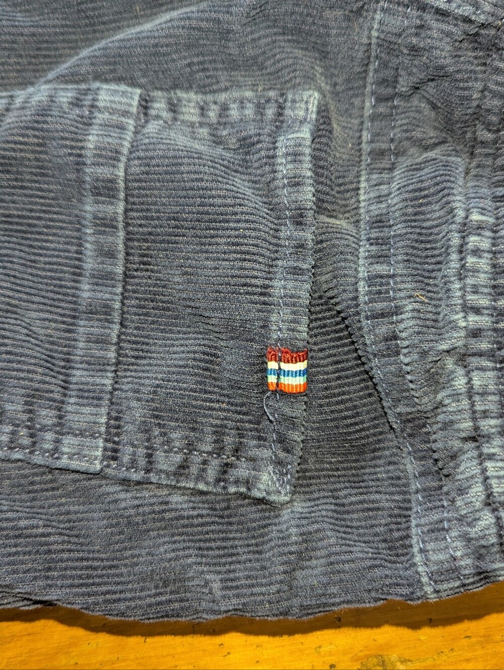 EUC Mini Biden Navy Corduroy Pants 6 - Picture 5 of 5